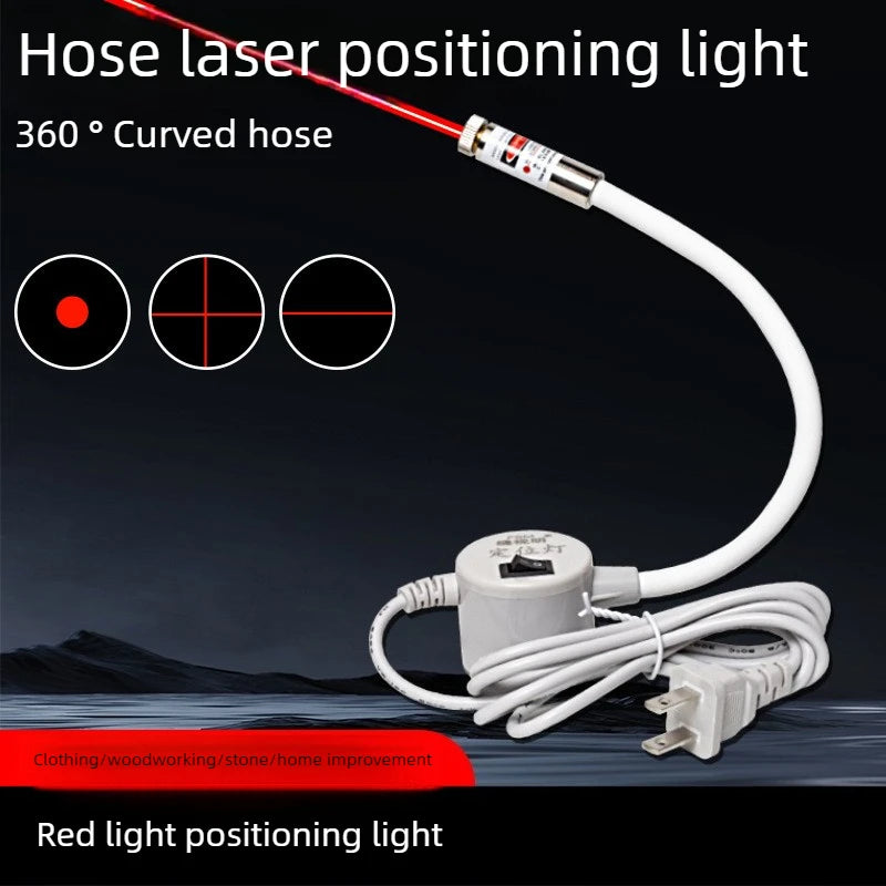 USB Magnetic Laser Guide Red Laser Positioning Light for Sewing Machine Quilting Craft Workbench Alignment Accessory Quake
