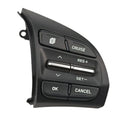 Steering Wheel Right Side Button Panel, Black ABS Control Assembly for Interior Repair Work, 96720J9110TMT H8WE Quake CN black