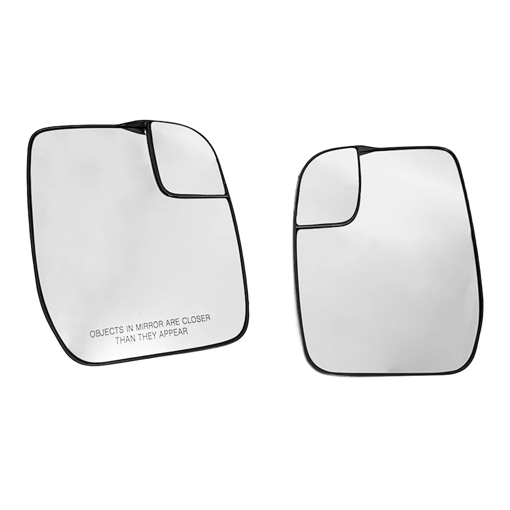 For Ford E150 E250 E350 2010-2014 1x Left Right Side Rear View Lens Split Mirror Heated Door Glass Rearview Accessories Vehicle Quake