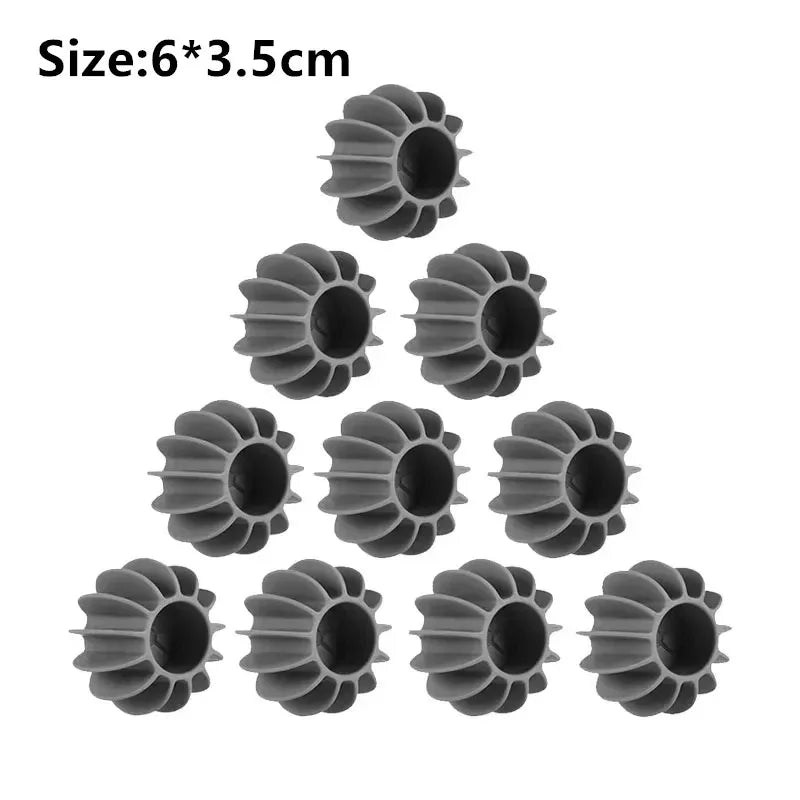 Laundry ball reusable clothes hair cleaning tool pet hair remover washing machine cat scratching machine laundry ball Quake Grey6x3.5cm 10PCS
