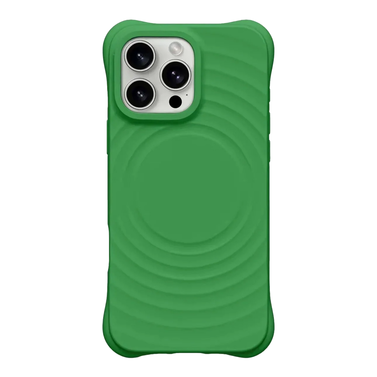 608231 Wave Magnetic Phone Cover for IPhone 13 14 15 16 17 18 Pro Max Case for IPhone 18Pro Quake vine green iPhone 13 Pro Max