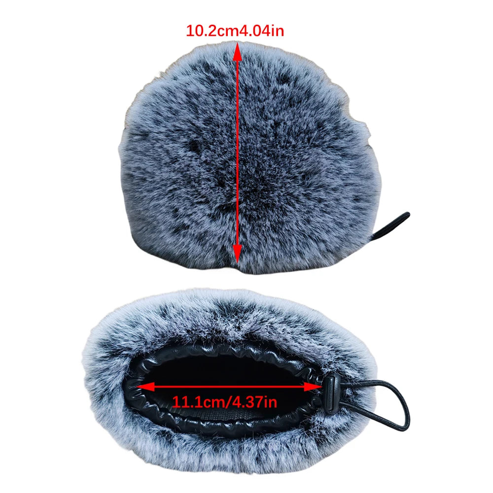 Plush Microphone Cover Furry Mic Noise Reduction Windshield For Blue Yeti Condenser Microphone Quake