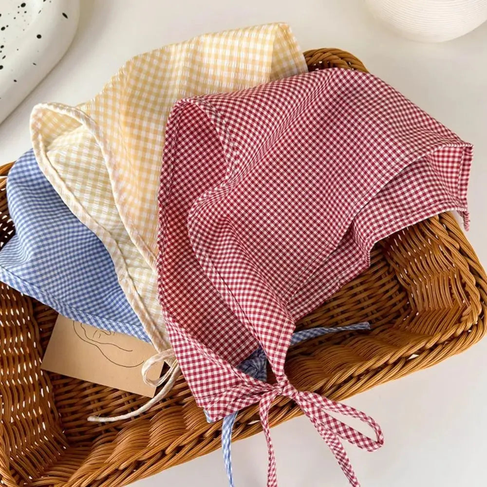 New Pastoral Style Bandana Headband Women's Triangle Headscarf Hair Bands Spring Summer Girl Fashion Decoration Ties Hair Scarf Quake