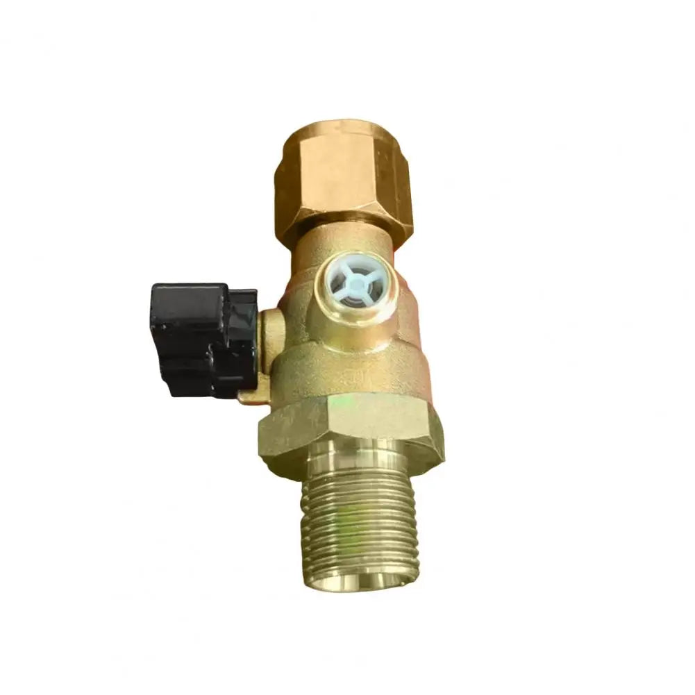 Trailer Front Wheel Air Brake Valve with Spiral Hose Tube, Integrated Emergency Brake Switch Assembly, Truck Brake System Auto P Quake C