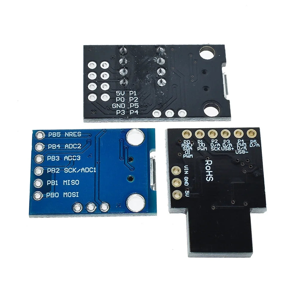 official Blue Black TINY85 Digispark Kickstarter Micro Development Board ATTINY85 module for Arduino IIC I2C USB Quake