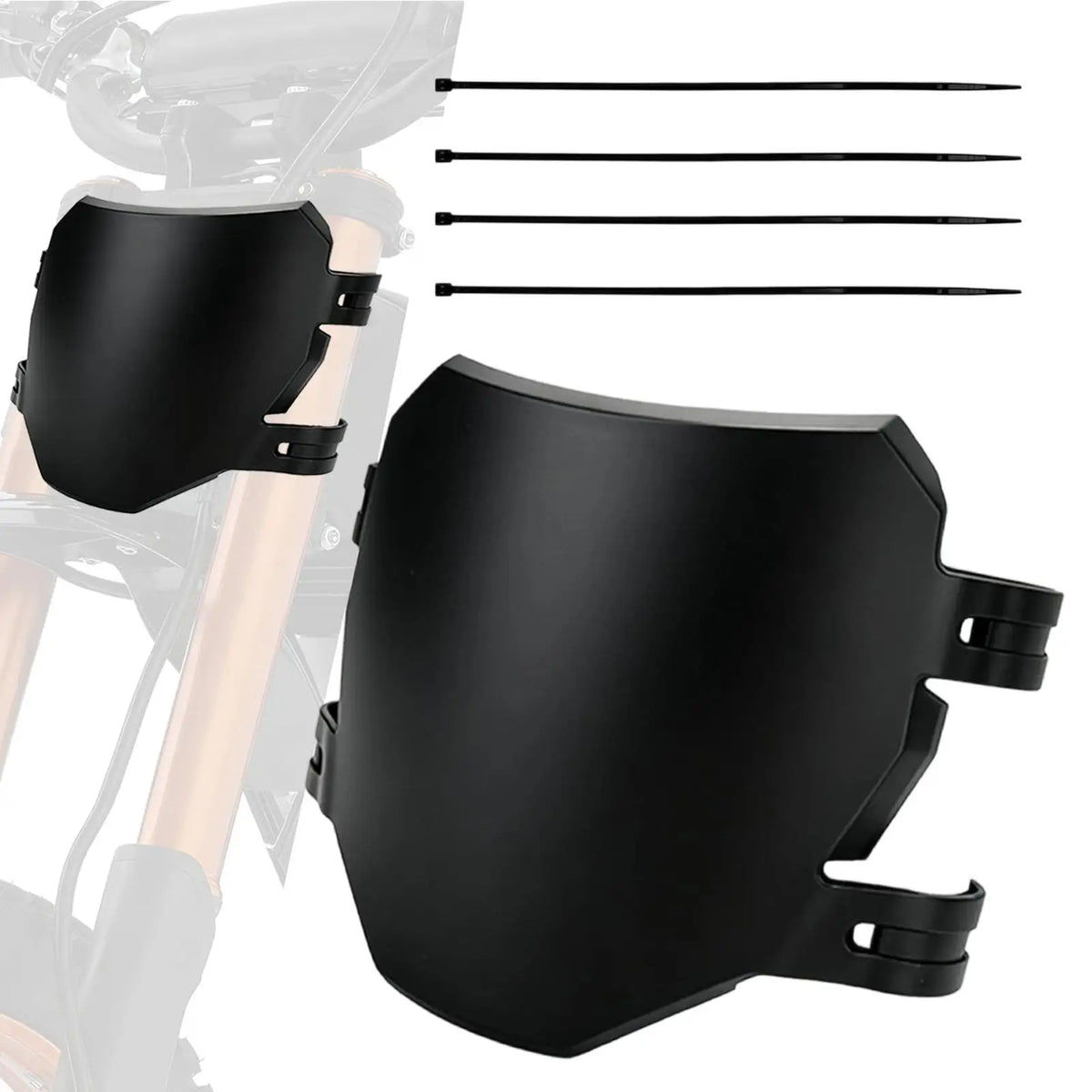 Number Plate for Electric Bike Lightweight Universal Accessories Dirt Bike Accessories License Plate for Long Driving Touring Quake