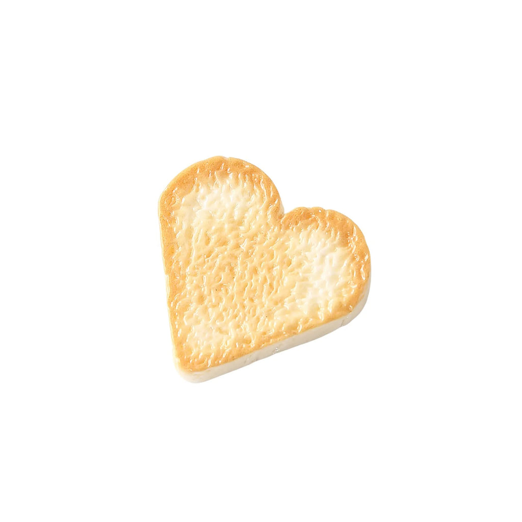 40pcs Kawaii Resin Simulation Heart Toast Food Play For Doll House Micro Landscape DIY Kitchen Food Desktop Ornament Accessories Quake
