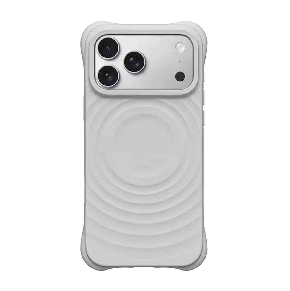 608233 Wave Magnetic Phone Cover for IPhone 13 14 15 16 17 18 Pro Max Case for IPhone 18Pro Quake