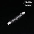 1Pcs J Type Halogen Light Bulb 360° Beam Angle R7S Halogen Linear Light Bulb For Ceiling Cabinet And Desk Construction Lights Quake J78 60W