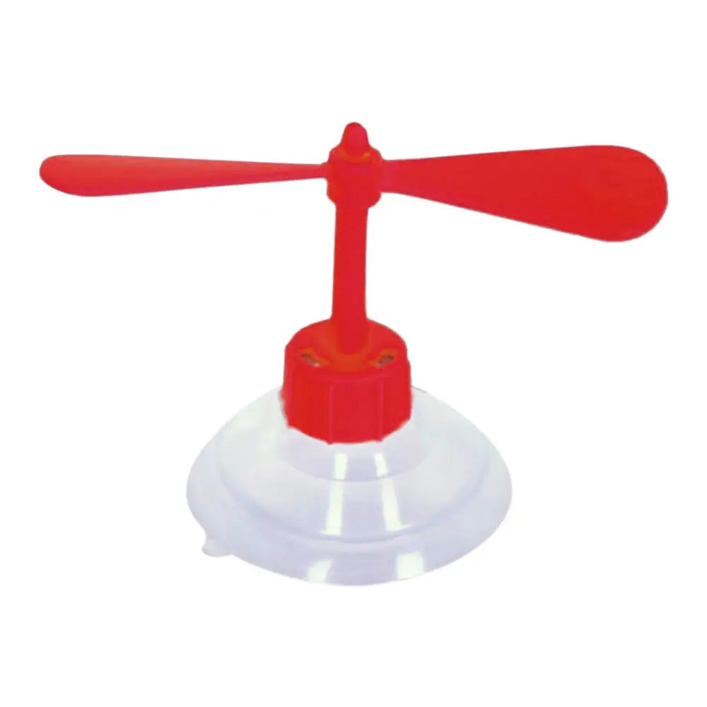 Creative Motorcycle Helmet Suction Cup Propeller Rotatable Windmill Decor Safety Helmet Headwear Accessories Quake Red