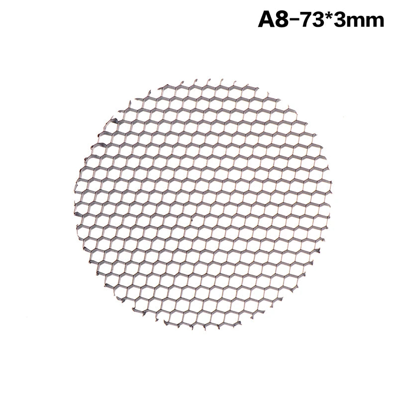 1Pcs Round Honeycomb Mesh Light Cover Black Aluminum Anti Glare Downlight Spotlight Shade Quake A8