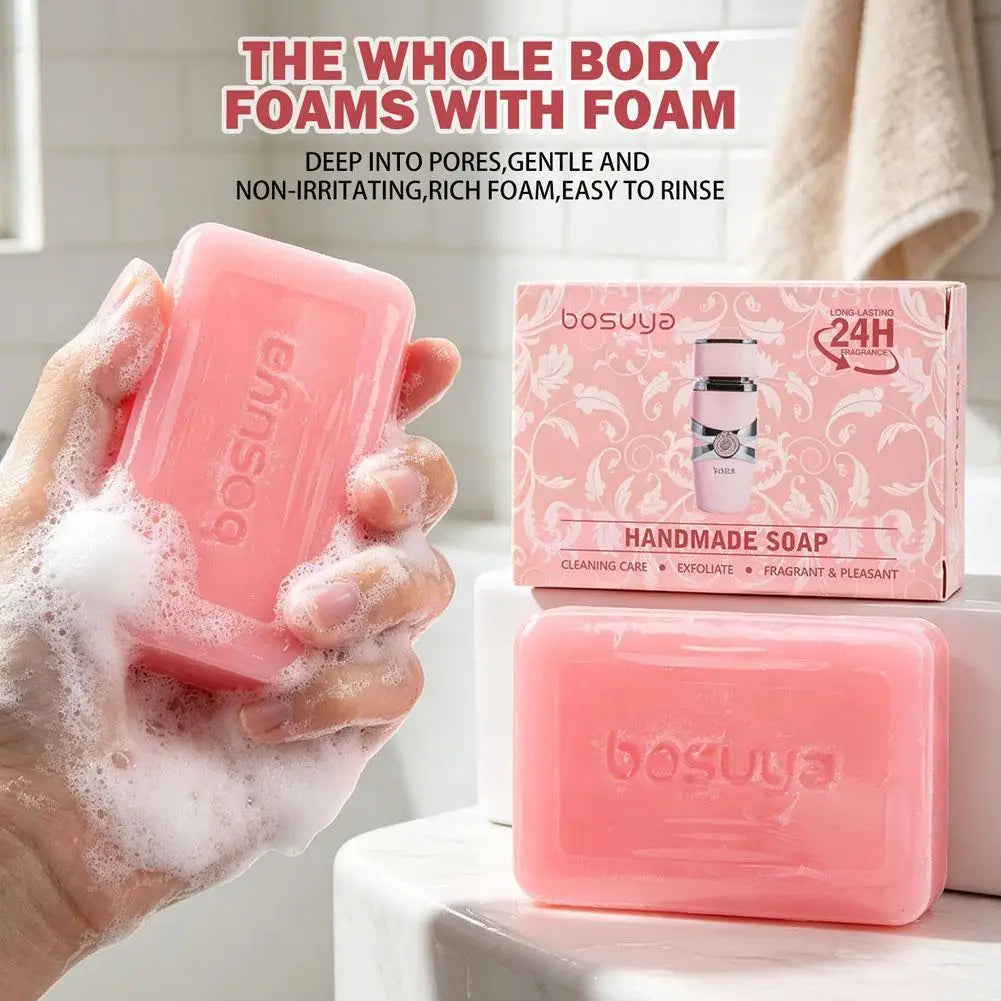Flower-fragranced Soap Aroma Essential Oil Soap Handmade Soap For Body Cleansing Gift Wedding Party Favors Quake