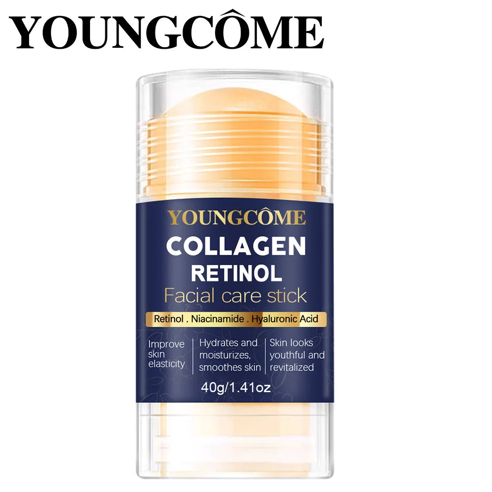 Collagen Retinol Facial Care Stick Moisturizing Deep Hydration Suitable for dry Aging Face Cream Moisturizing Skin Repair Quake