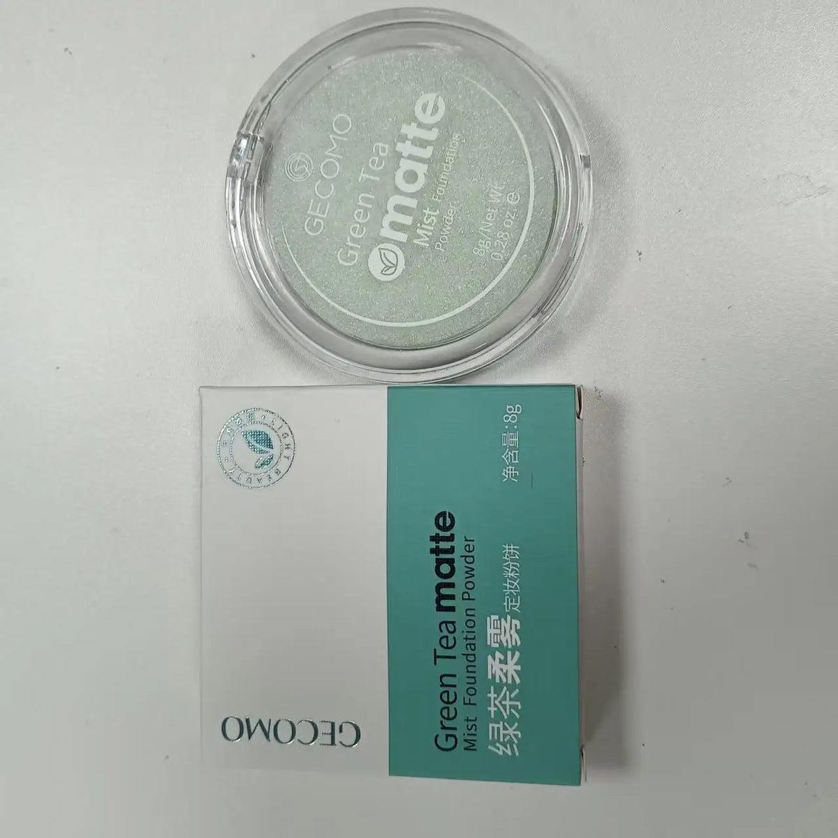 Green Tea Makeup Setting Powder Soft Mist Matte Loose Powder Long-Lasting Obedient Concealer Waterproof Brightening Quake 1PC