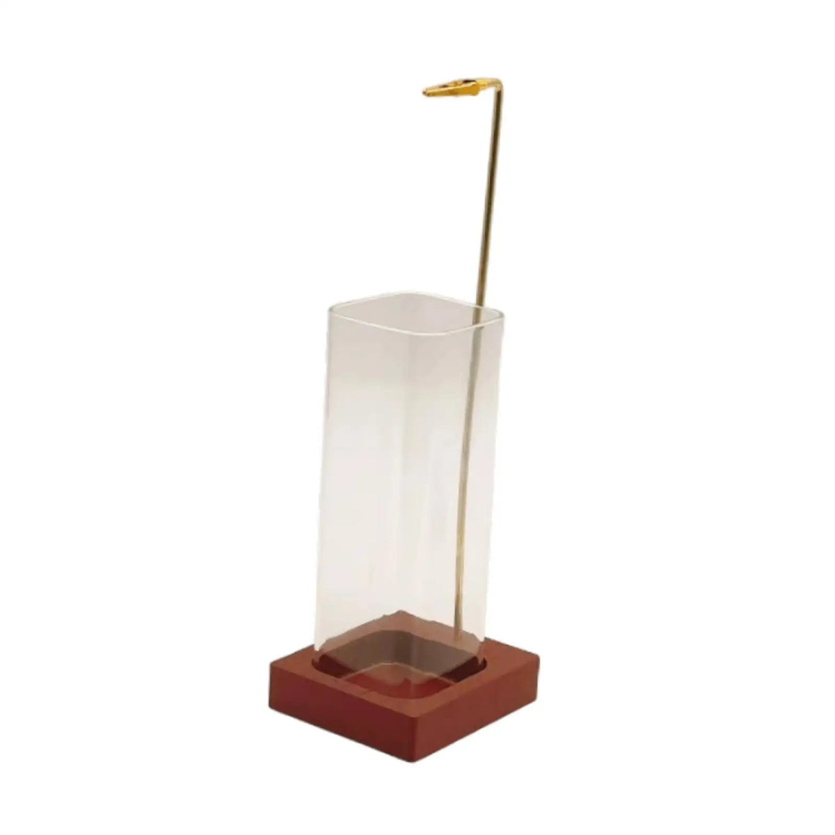 Incense Holder Modern Ash Catcher with Glass Ash Collector Incense Stick Holder for Sticks Desktop Tea House Home Decor Bedroom Quake