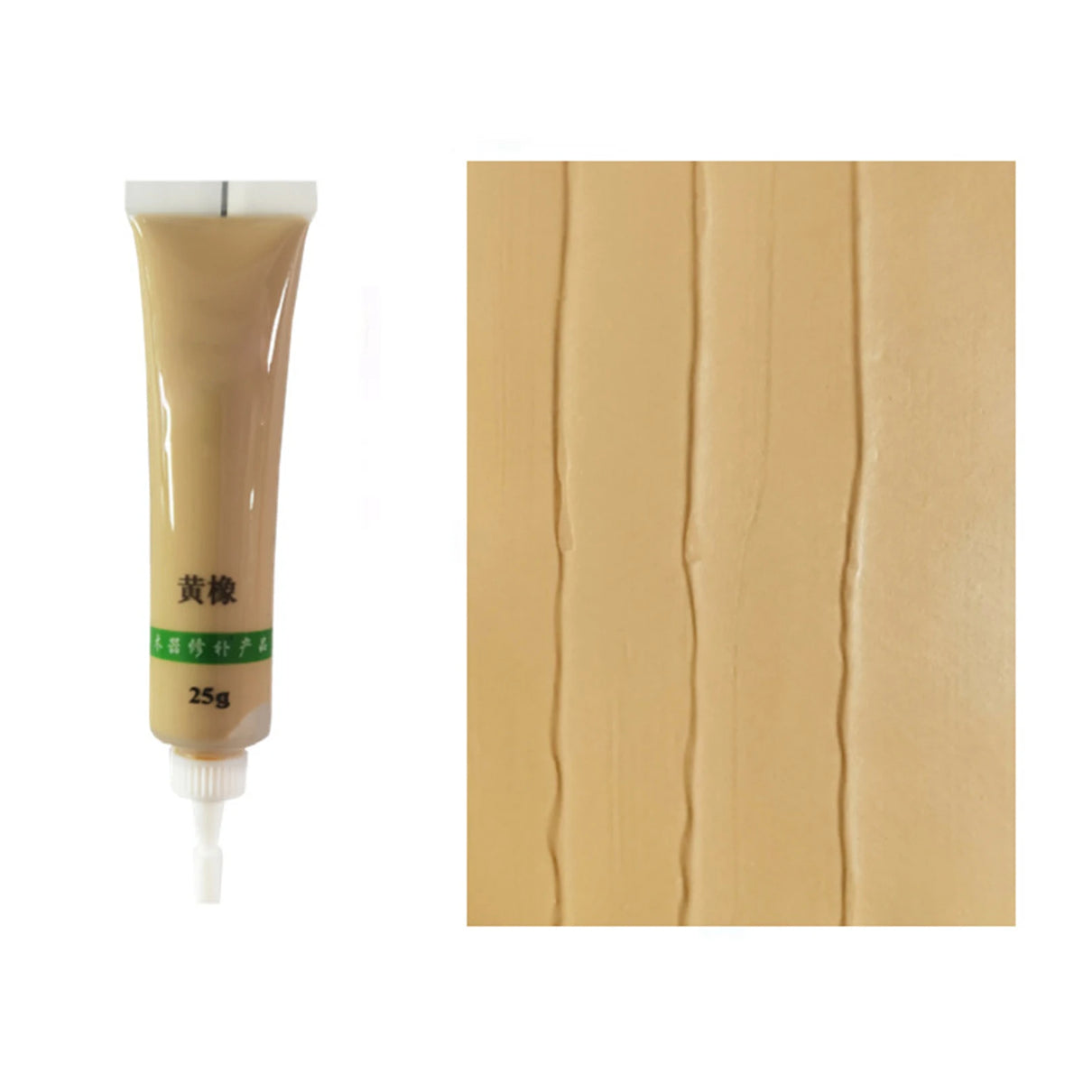 Wood Furniture Refinishing Paste Wood Floor Table Door Cabinet Scratch Fast Remover Repair Paint 27 Colors Wax For Furniture 25g Quake Yellow Oak