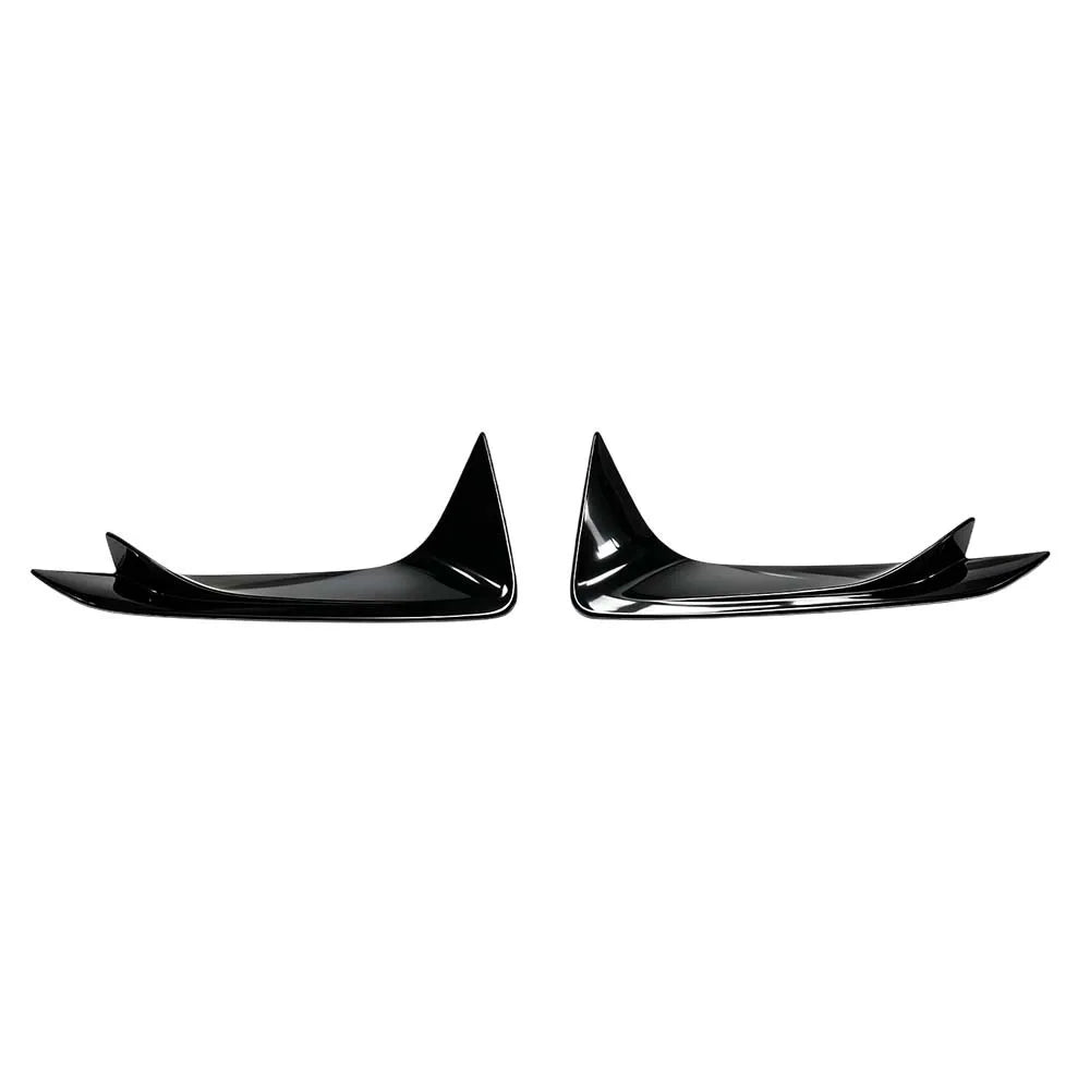 2PCS For Toyota GR Supra A90 A91 MK5 2019-2026 Front Bumper Lower Garnish Cover Trim ABS Carbon Fiber Style Car Accessories Part Quake
