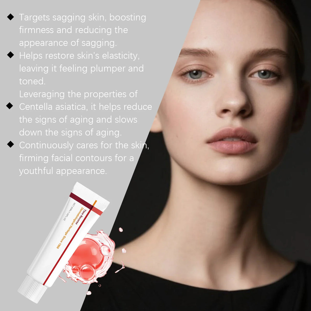 Centella Asiatica Time Reverse Cream Advanced Fast-Absorbing & Nourishing Cream Hydrates Firming Anti-Aging Face Cream Skin Care Quake