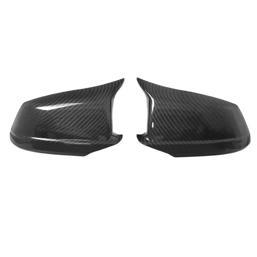 For BMW 5 Series F10 F11 2010-2013 Car Replacement Rearview Side Mirror Cover Wing Cap Exterior Door Rear View Case Trim Carbon Quake Carbon