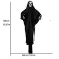 Halloween Decoration Hanging Ghosts Teeth Dancing Claws Crying Ghosts Outdoor Venue Props Hanging Decorations Quake black regular model