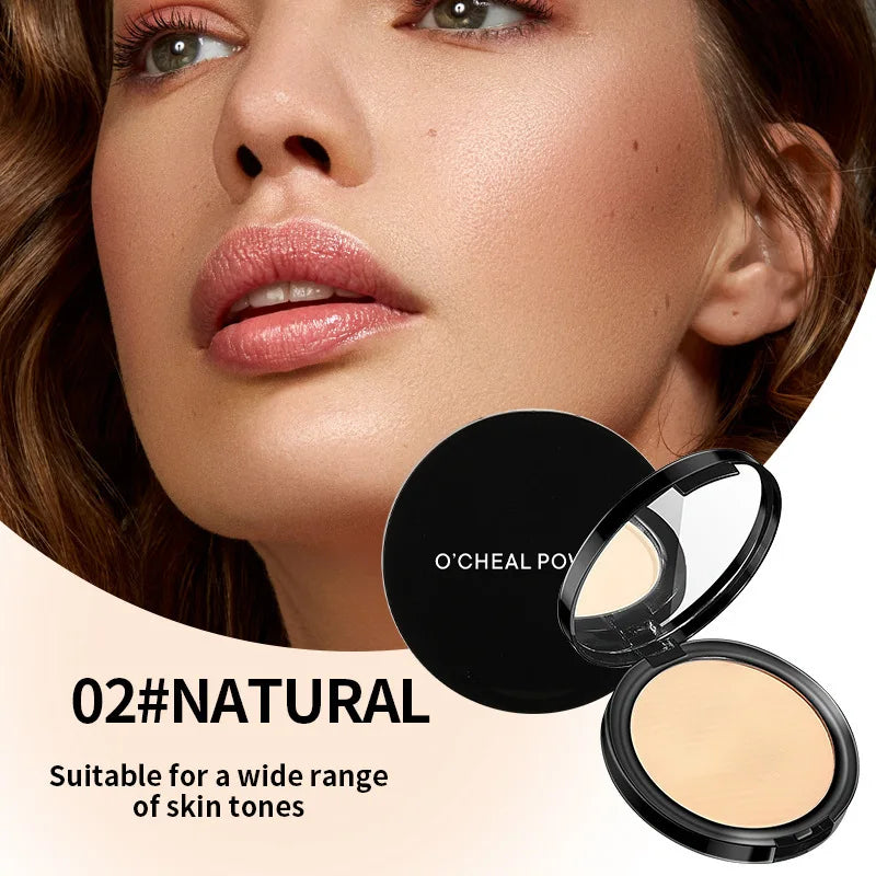 OCHEAL Lady's Loose Setting Powder Concealer Repairing Oil Control Moisturizing Waterproof Sweatproof Makeup for Women Quake 02