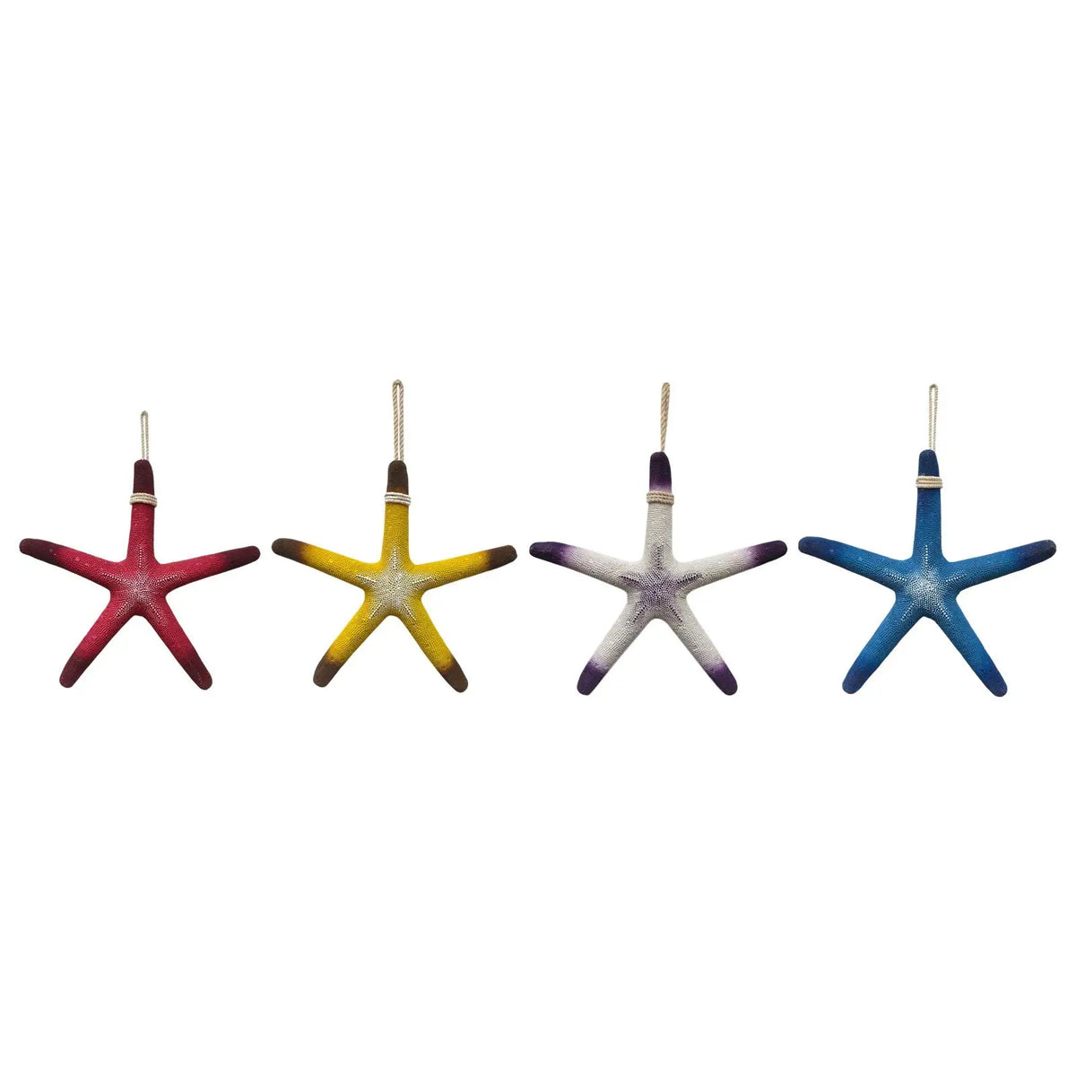 Resin Starfish Ornament Hanging Five-pointed Star Large Beach Decor Hanging Decor for Beach Christmas Aquarium Bathroom Bedroom Quake