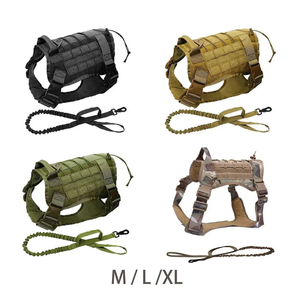 Pet Detachable Dog Harness Service Dogs for Breeds Hunting Running Quake