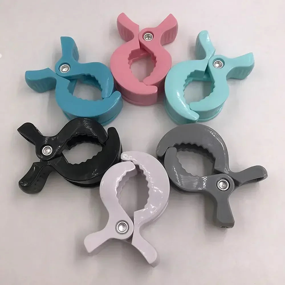 vvocci 2Pcs Baby Strollers New Hook Clip Alligator Clip Pram Peg Portable Stroller Hook Kids Car Seat Baby Stroller Accessories Quake