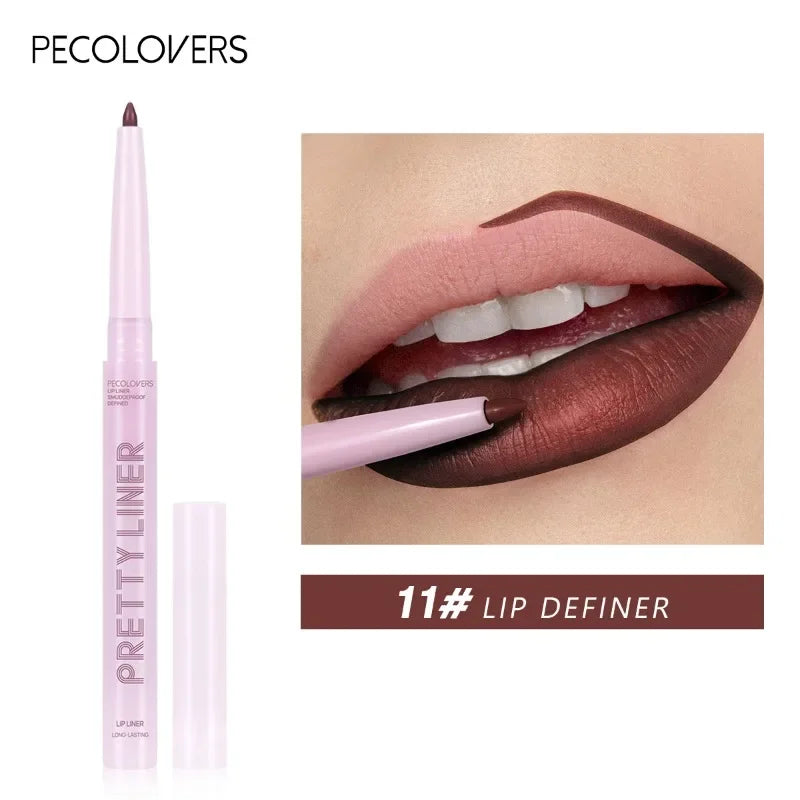 Purple Lip Line Pen Waterproof, Pollution -proof, Durable, Will Not Drop, Lasting Lip Line Pen, Lip Cosmetics Lip Pencil Quake 11