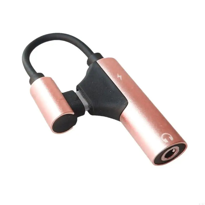 USB C to 3.5mm Sound Adapter Type C to Headphone Dongle Converter Headphone Auxiliary Adapter for Smartphone Tablet K1KF Quake rose gold China Mainland