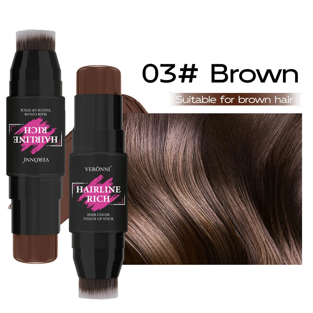 5 Colors Waterproof Hairline Concealer Stick-Instant Cover Gray Hair, Natural Looking, Sweat-Proof&Long Lasting for Men & Women Quake 03