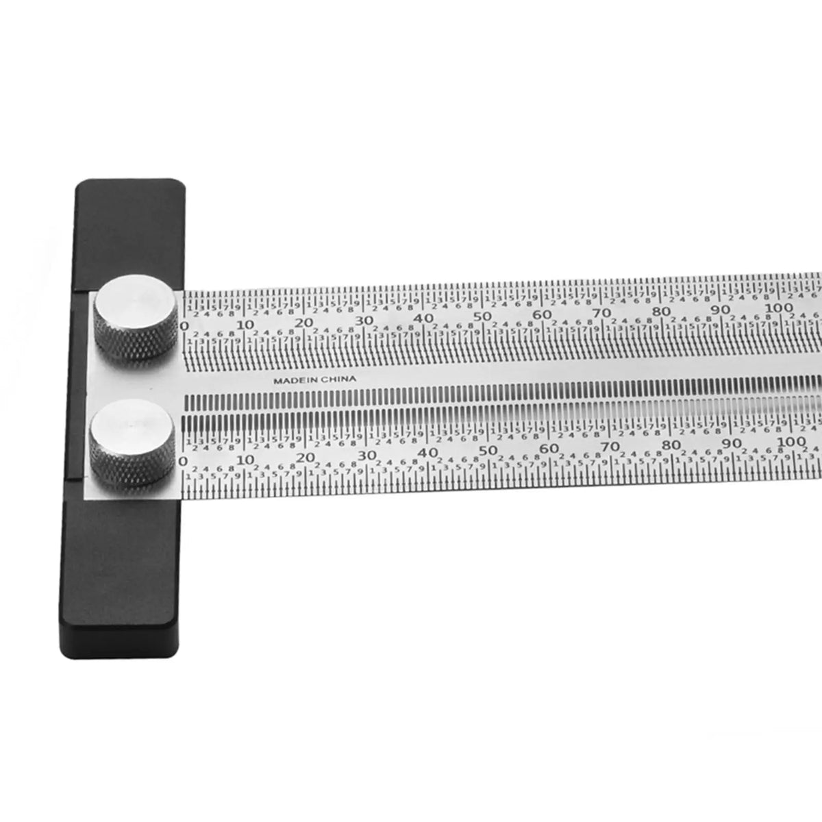 Hole Scale Ruler Woodworking Scribing Mark Line Gauge Carpenter Quake