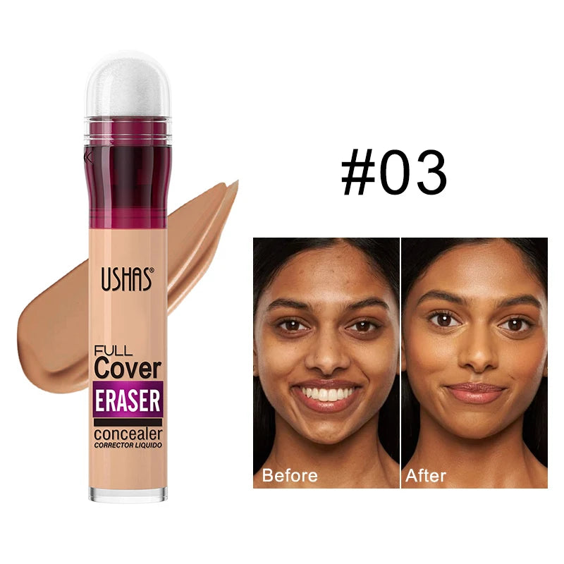 Sponge Head Concealer for Dark Circles, Tears, Freckles, Acne, Dark Circles, Pigmentation and Blemishes, Creating Natural Skin Quake 03