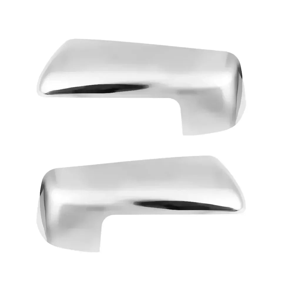 For Chevy Silverado 1500 CMC SIERRA 2019-2023 Car Sticker Rearview Side Mirror Cover Wing Cap Exterior Door Rear View Case Trim Quake Silver