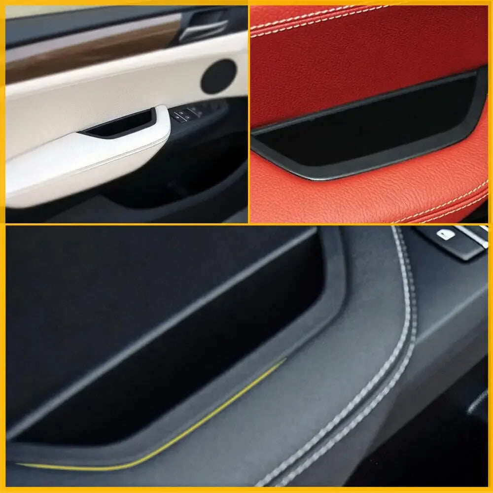 For BMW X3 X4 F25 F26 2011-2017 Car Interior Front Main Driving Door Pull Handle Armrest Panel Cover Storage Box 51417250306 Quake