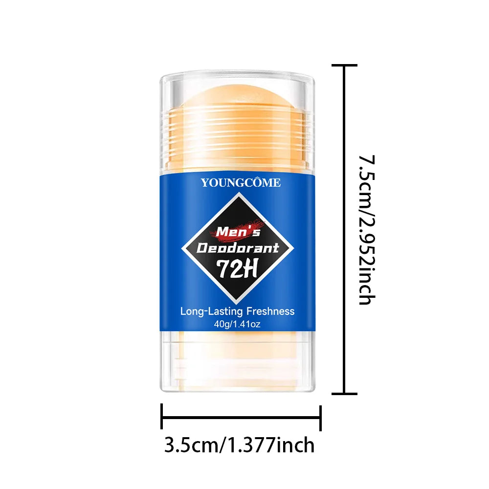 Men Odor Remove Cream Underarm Bad Smell Sweating Removal Armpit Refreshing Antiperspirant Lasting Aroma Deodorant Body Care Quake 1P