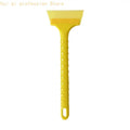 Long Handle Squeegee Wiper Ice Scraper For Car Window Glass Cleaning With Rubber Blade And Nonslip Grip H8WE Quake Yellow China Mainland