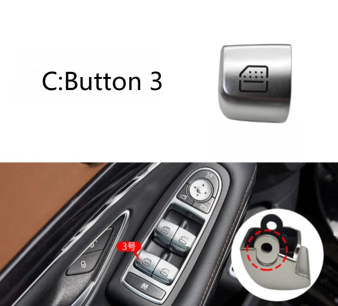 Replacement Window Lift For Switch Button for MercedeFor S For S ClaFor SFor S For W222 2014 2020 High Compatibility 2229052004 Quake