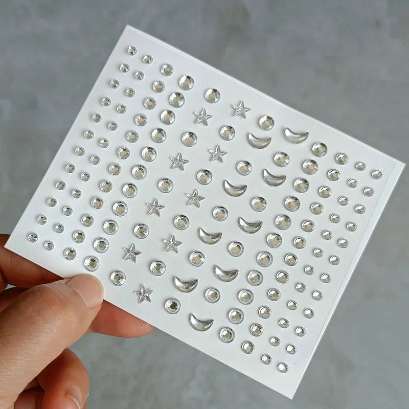 Eye Tear Makeup Teardrop Diamonds Rhinestone Stickers Self Adhesive Face Decoration for Women DIY Party Temporary Tattoo Sticker Quake