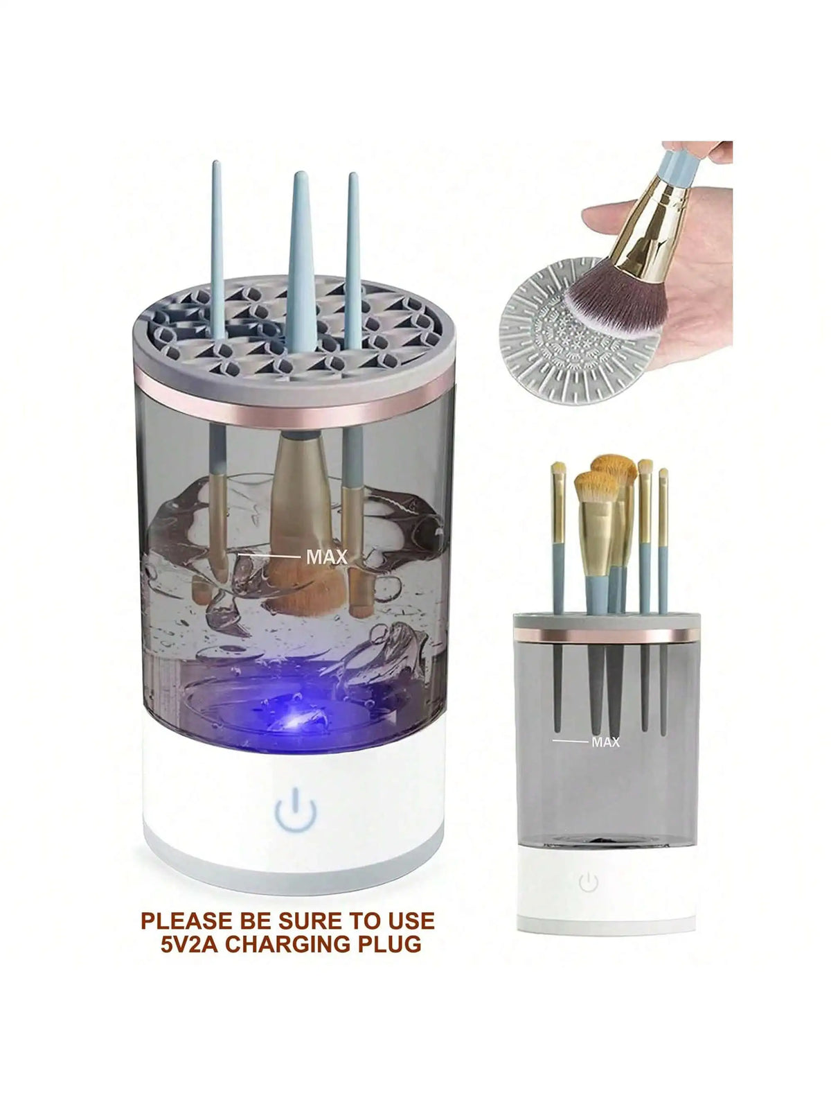 Electric Makeup Brush Cleaner Machine Quake