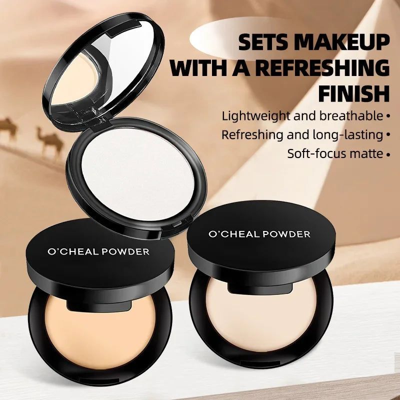 OCHEAL Lady's Loose Setting Powder Concealer Repairing Oil Control Moisturizing Waterproof Sweatproof Makeup for Women Quake