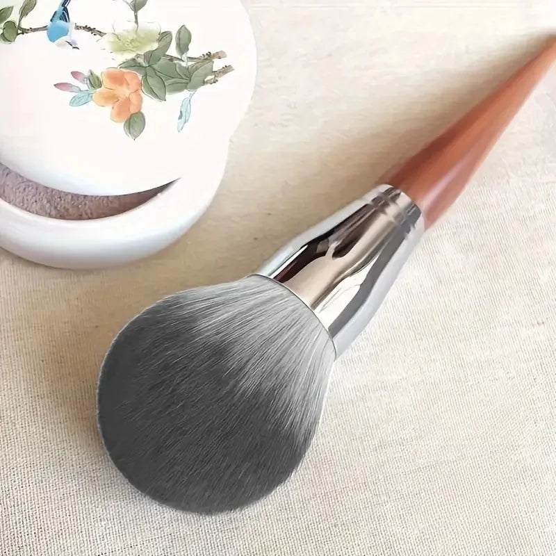 Loose Powder Brush Large Soft Nylon Bristles Round Powder Brushes Foundation Blush Brush Blush & Contour Makeup Cosmetic Brushes Quake