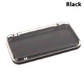 Plastic Clear Jewelry Box Press-on Nail Storage Case Rectangle Storage Box For False Nails Display And Salon Essentials With Lid Quake Black