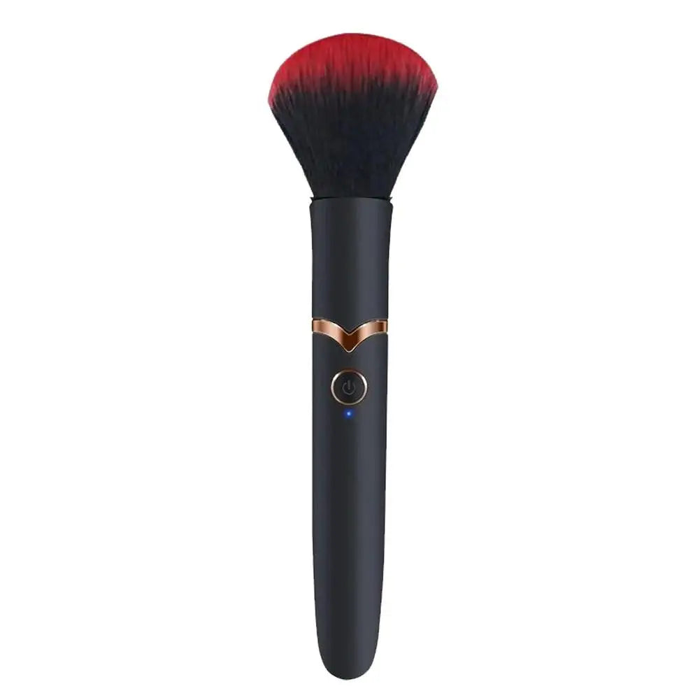 Electric Makeup Brush, 10 Gears Vibration Blush Makeup Brushes Loose Powder Shadow Brushes Vibrating Makeup Brush Rotating Brush Quake C
