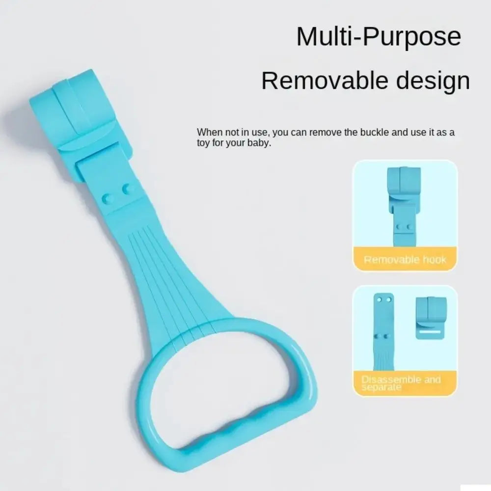 Portable Plastic Pull Ring Light Weight Candy Color Baby Crib Ring Baby Learn To Stand Hand Pull Ring Baby Quake