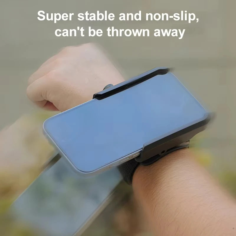 Multi-function Phone Holder for Car 360 Rotation Wristband Mobile Support Universal Phone Stand For Sports Cycling Motorcycle Quake