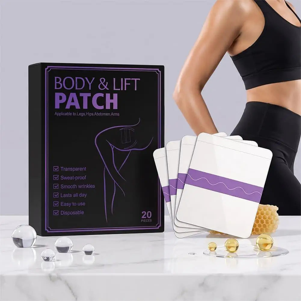 Self Adhesive Body Lift Tape All Day Soothing Essence Care Transparent Disposable Firming Patch for Hips Abdomen Arms and Legs Quake