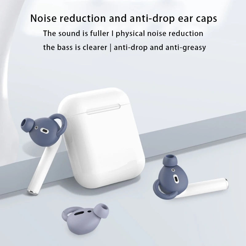 Ear Tips Earbuds For AirPods 1/2&Earpods Headsets Silicone Anti-Drop Earbud Spare Parts Repairing Parts K1KF Quake