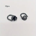 10pcs, Bag Modification Accessories, Hardware Accessories, Suitable for Bags and Phone Cases, with Screw Accessories Quake Black
