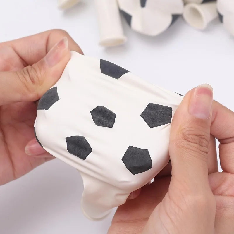 60/20PCS 12inch Latex Football Balloons Set Inflatable Soccer Balloon Kids Toys Sport Theme Party Supplies Birthday Decoration Quake